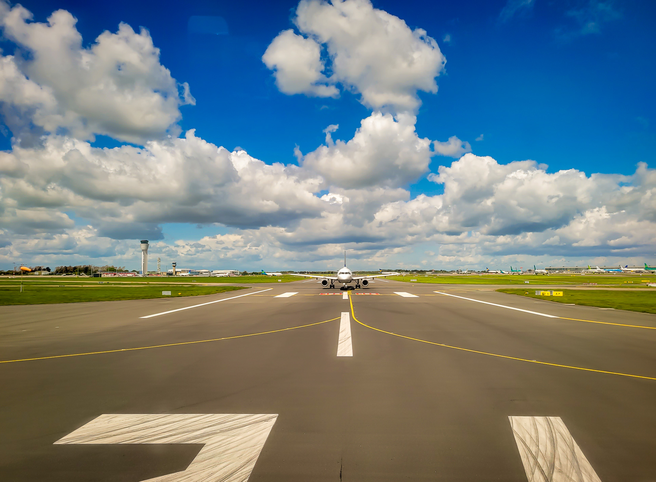 Airliner on tarmac