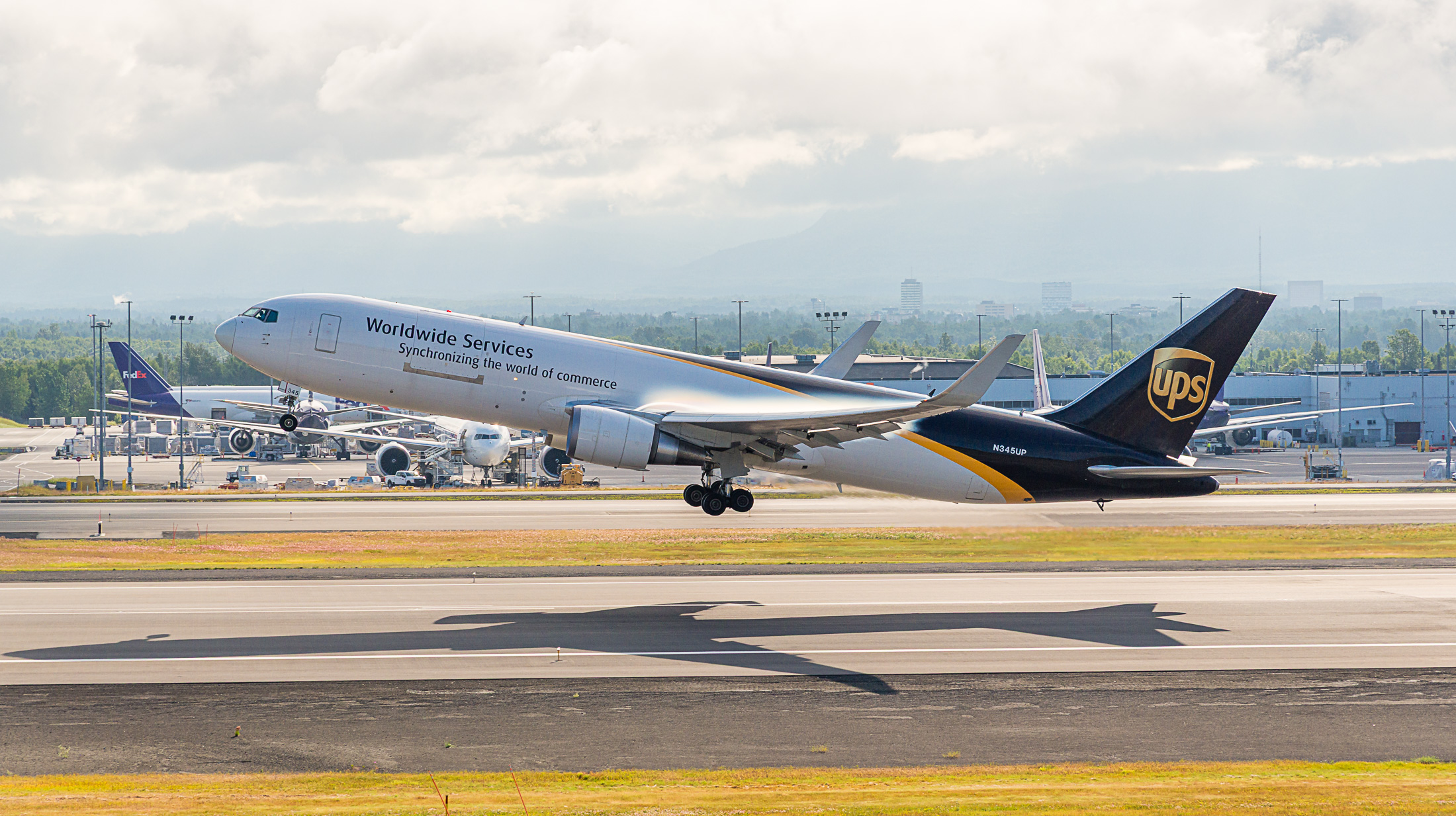 UPS cargo hub, Anchorage Airport
