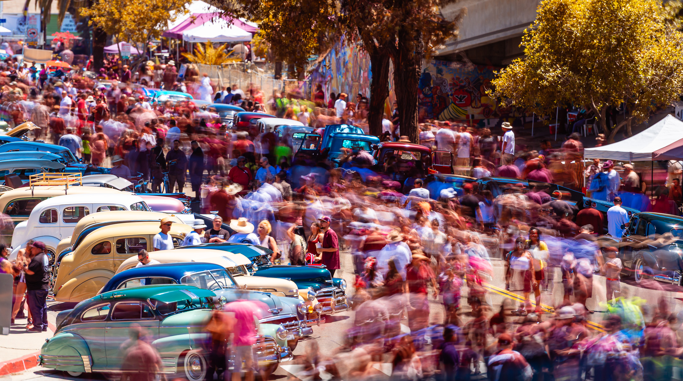 Chicano Park: Blur of Motion